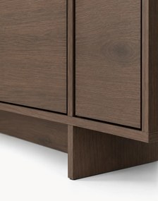 Komoda Zolia 180 cm štvordverová - orech elegant