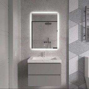 Erga Ava, LED zrkadlo 60x80cm, 2185 lm, 6500K, predné/zadné osvetlenie, ERG-V01-120-6080-00