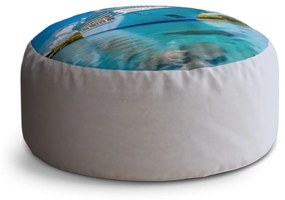 Sablio Taburet Circle Luxusná výletná loď v tropickom raji: 38x48 cm