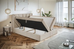 PROXIMA.store - Kontinentálna boxspring posteľ DONNA ROZMER: 160 x 200 cm, TYP MATRACA: TAŠTIČKOVÉ PRUŽINY, VRCHNÝ MATRAC (TOPPER): BEZ TOPPERU