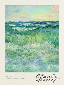 Obrazová reprodukcia Marine - Claude Monet, (30 x 40 cm)