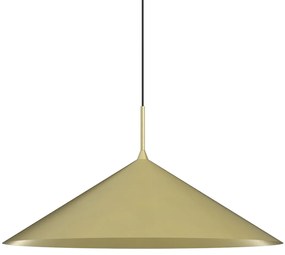 Závesné svietidlo Capital, 1x zlaté kovové tienidlo, (fi 60cm), b