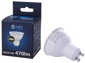 LED žiarovka GU10 teplá 3000k 6,5w 510 lm