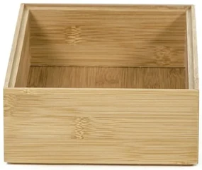 Organizér Compactor Bamboo Box, 22,5 x 15 x 6,5 cm, prírodné drevo