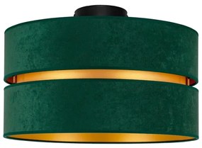 Duolla - Stropné svietidlo DUO 1xE27/40W/230V pr. 40 cm zelená/zlatá