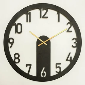 Nástenné hodiny Mood APS114, Black, 48 x 48 cm