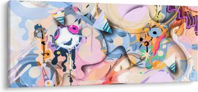 Obraz - Rozprávková abstrakcia (120x50 cm)