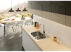 Deante ZYU_0103 - Kuchynský drez SOUL 50x60 cm satin