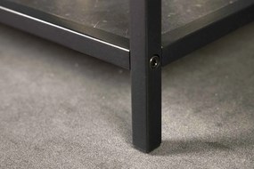 Dizajnový regál Maille 185 x 77 cm mramor antracit