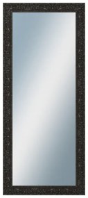 DANTIK - Zrkadlo v rámu, rozmer s rámom 60x140 cm z lišty PRAHA čierna (2753)