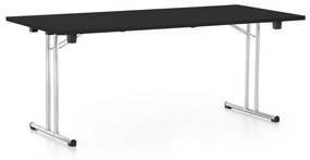 Skladací stôl 180 x 80 cm, čierna