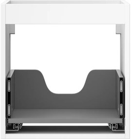 Mexen Box-A, závesná skrinka 45 cm, 1 zásuvka, biela matná, 91AX0-0450-470-1-01
