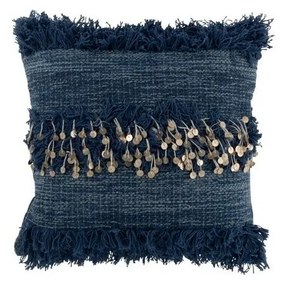 Vankúše J-line COUSSIN BORD MIROIR COT BLEU (45x45x4cm)