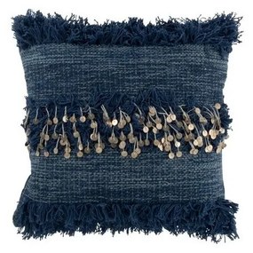 Vankúše J-line  COUSSIN BORD MIROIR COT BLEU (45x45x4cm)