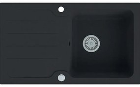 Granitový drez 1K 860x500 čierna