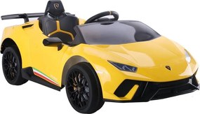 LEAN CARS Lamborghini Huracan batérie auto žltá