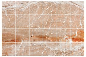 Súprava samolepiek na kachličky 24 ks 15x15 cm Marble Tiles Torino - Ambiance