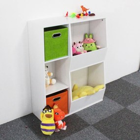 Detská regálová skriňa Multistore 50 cm biela