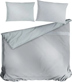 Cottonbox obliečky bavlnený satén Satin Grey - 220x200 / 2x70x90 cm