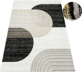 Koberec Kashmir KR235S sivý / čierny