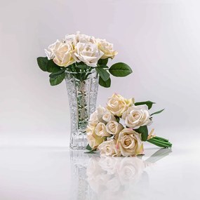 Umelá kytička ruží TERÉZIA šampansko-ružová