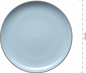 Mäser Jedálenská súprava riadu 16 ks MAILA – svetlomodrá mix