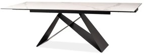 Rozkladací jedálenský stôl 160-240 cm Wallace (čierna) (pre 6 až 8 osôb). Vlastná spoľahlivá doprava až k Vám domov. 1050962
