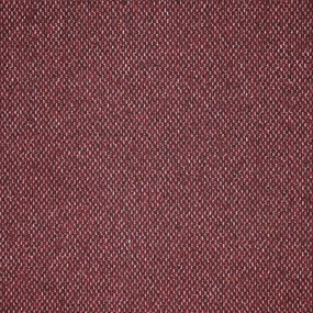 Timzo, Metrážny koberec Rubin 2159 red, na mieru, šíře 4m, červená, ab (mriežka), chodba / predsieň