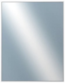 DANTIK - Zrkadlo v rámu, rozmer s rámom 70x90 cm z lišty Hliník strieborná lesk (7269003)