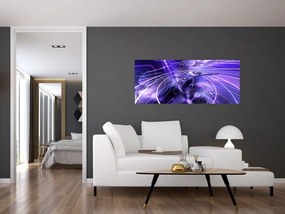 Obraz technické abstrakcie (120x50 cm)