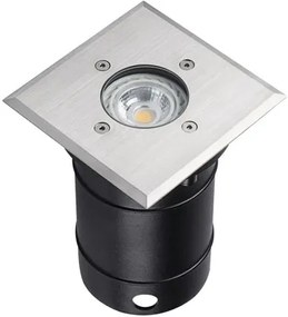 LED vstavané vonkajšie svietidlo Kanlux 7173 BERG DL-10L IP67 GU10 1x10W nerezová oceľ