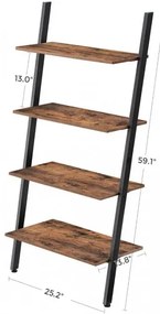 Rebríkový regál VASAGLE LLS43BX