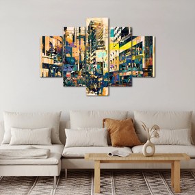 Obraz maľované abstrakcie (150x105 cm)
