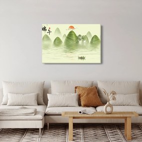 Obraz - Údolie zelených hôr (90x60 cm)