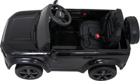 Elektrické autíčko Land Rover Defender čierne