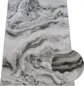 BE Koberec Accra 6506 Grey – sivý obdĺžnikový Rozmer: 200x290 cm