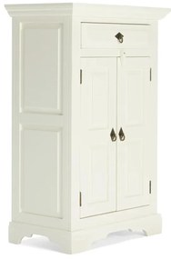 furniture-nabytek.cz - Masívna komoda Catana biela z borovice a MDF, lakovaná – 75×44×115 cm
