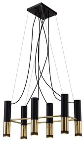 Amplex 8370 - Luster na lanku KAVOS 6xGU10/15W/230V