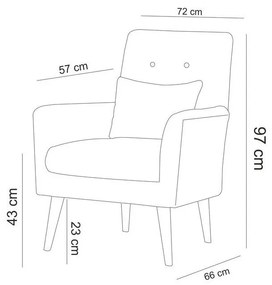 Sedacia súprava 3+1 Thomas (Krémová). Vlastná spoľahlivá doprava až k Vám domov. 1072465