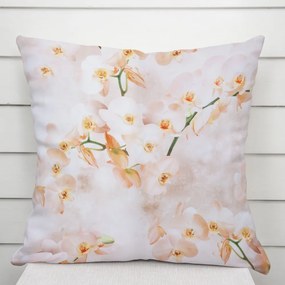 Biante Dekoračná obliečka na vankúš TF-045 Orchidey na béžovom 40 x 60 cm