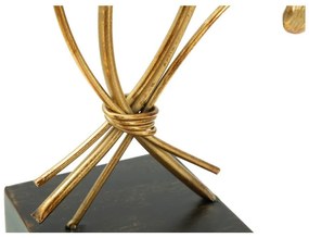 Svietnik v zlatej farbe Mauro Ferretti Oasis