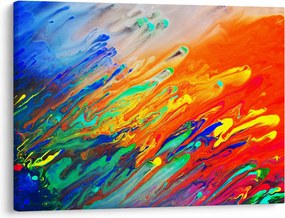 Obraz - Farebná abstrakcia (70x50 cm)