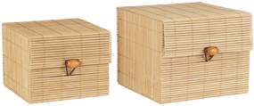 Ib Laursen Úložný bambusový box – set 2 ks