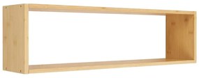 Poschodová bambusová polica v prírodnej farbe 70 cm Ember – House Nordic
