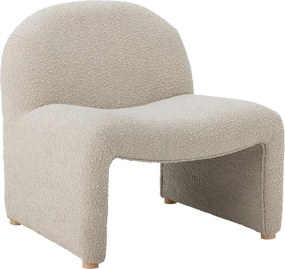 Krémové kreslo z textílie buklé Neel – Bloomingville