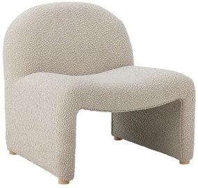 Krémové kreslo z textílie buklé Neel – Bloomingville