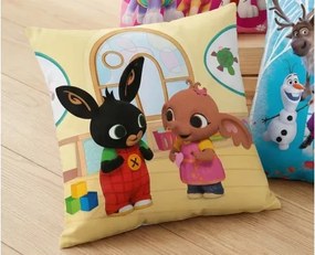 Detský vankúšik Zajačik Bing, 40x40 cm%