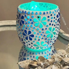 Morocco lamp mosaic LED lamp - svietnik Jade KEG KVETY NOA