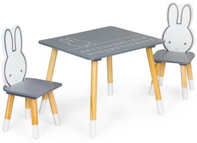 Detský stôl so stoličkami Ecotoys drevený