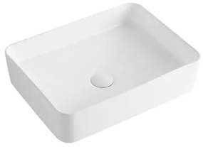 Umývadlo na dosku SAT Project 50x37 cm bez otvoru na batériu SATUMPRO5037, 1 ks